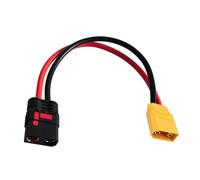 Kaeltsyn XT90 a QS8 - Adaptadores de corriente convertidores de cable de PVC y textura de cobre, ideal para generadores solares, conexión estable, cable de alimentación de baja resistencia
