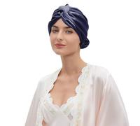 Kaeltsyn Y Gorro de Dormir de Seda elástica Bonne Envoltura para Cabello para Varios Tipos de Cabello Se Mantiene en Lugar Toda la Noche Use un Sombrero Envolvente de Seda