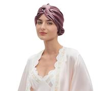 Kaeltsyn Y Gorro de Dormir de Seda elástica Bonne Envoltura para Cabello para Varios Tipos de Cabello Se Mantiene en Lugar Toda la Noche Use un Sombrero Envolvente de Seda
