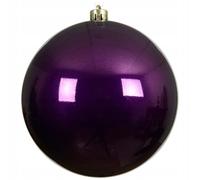 Kaemingk Bolas de Navidad de plástico 14 cm x 1 pieza grande e irrompible - Bolas de Navidad XXL para Navidad - Decoración para árbol de Navidad - Figuras