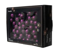 Kaemingk Bolas de Navidad en cristal de alambre, 2,5 cm x 144 unidades de bayas de espejo mate - pequeñas bolas decorativas - Adornos para árbol de Navidad y decoración navideña - Higo