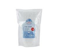 Kaemingk Copos de nieve artificiales, 100 g, para manualidades y decoración, decoración de nieve para esparcir - nieve decorativa fina para manualidades para la decoración navideña y decoración de