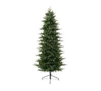 Kaemingk E+N Árbol de Navidad Grandis Fir Slim Verde, Altura: 210 cm, 1768 Puntas, Mezcla de Polietileno y PVC, diámetro máx. 100 cm, Soporte de Metal