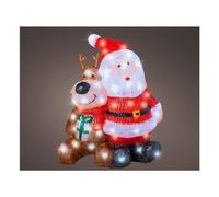 Kaemingk Papá Noel LUMINEO Con Luces (40cm)