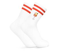 Kaempe Calcetines para Aperol Spritz(36-42), Regalo para Aperol, Holy Aperoli, Accesorios Merch para Aparol Regalos Decoración, Aperil Set de Regalo para Mujer, Calcetines Personalizados con Diseño