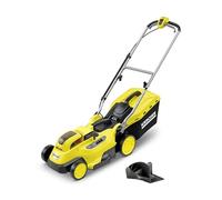Kärcher 18 V Cortacésped LMO 18-36, ancho de corte: 36 cm, altura de corte: 30-70 mm, kit de mantillo, recipiente colector: 45 l, rendimiento: max. 350 m², compatible con batería de 18 V
