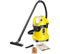 Kärcher 36 V Aspirador multiuso WD 3 Battery, aspiración en seco y húmedo, filtro de cartucho, manguera: 2 m, capacidad: 17 l, rendimiento: 300 W, compatible con batería 36 V, batería no incl.