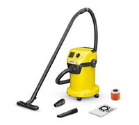 Kärcher Aspiradora WD 3 P V-19/4/20, función de soplado, 1000 W, depósito: 19 l, Manguera: 2 m, Filtro de Cartucho, Bolsa de Fieltro, Boquilla para Suelos y Ranuras, Enchufe para Herramientas