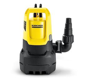 Kärcher Bomba Sumergible de Agua Sucia SP 11.000, Caudal 11.000 l/h, Profundidad máxima 7 m, Para Agua Sucia con Partículas de un Tamaño de Hasta 20 mm, Agua Restante 25 mm, Presión 0.7 bar