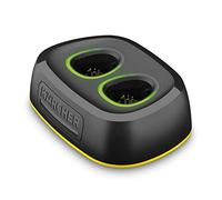 Kärcher Cargador rápido Fast Charger Duo Battery Power 4 V, 2 x 2,5 A, pantalla LED, tiempo de carga: 50 min para 80 %, 70 min para 100 %, para equipos 4 V Kärcher Battery Power