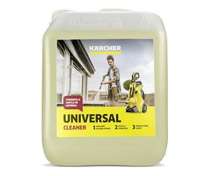 Kärcher detergente Universal RM 555, potente limpiador multiusos, adecuado para la limpieza de muebles de jardín, vehículos, fachadas, apto para hidrolimpiadoras, 5 litros