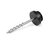 Kärcher Estaca para Cajas de Manguera: pincho de Metal con Nivel de Burbuja Integrado, colocación Flexible, Radio Giratorio 360°, Color Negro