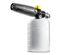 Kärcher FJ 6 Boquilla de Espuma, volumen recipiente: 0,6 l, color: transparente, consumo de detergente ajustable manualmente, compatible con todas las hidrolimpiadoras K2 a K7 de Kärcher