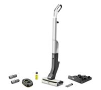 Kärcher Fregona eléctrica FC 4-4 Battery Set inalámbrica con 2 rodillos de microfibra giratorios, autonomía: aprox. 30min, rendimiento por carga de batería: aprox. 90m², batería de recambio