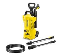 Kärcher Hidrolimpiadora K 2 Power Control, presión: 110 bar, caudal: 360 l/h, rendimiento: 20 m²/h, filtro de agua, peso: 4,0 kg, pistola y manguera de alta presión, boquilla turbo, lanza