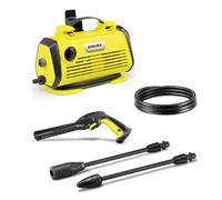 Kärcher Hidrolimpiadora K 3 Horizontal Plus, presión: 120 Bar, caudal: 380 l/h, Rendimiento: 25 m²/h, Filtro de Agua, Peso: 4,8 kg, Pistola y Manguera de Alta presión, Boquilla Turbo, Lanza
