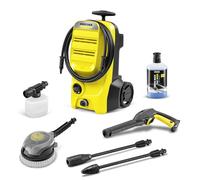 Kärcher Hidrolimpiadora K 4 Classic Car, presión: máx. 130 bar, caudal: 420 l/h, rendimiento de superficie: 30 m²/h, incluido kit de coche, amarillo
