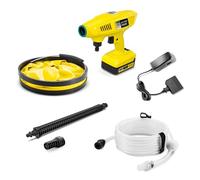 Kärcher Hidrolimpiadora Portátil a Batería KHB 4-18 Plus Battery Set, presión máxima de 21 bares, caudal de 170 l/h, autonomía de hasta 14 minutos, batería 18 V y cargador incluidos, depósito plegable