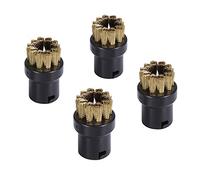 Kärcher Kit cepillos 4 Piezas Accesorios para limpiadores de Vapor Cepillo Redondo de limpieza a Vapor Boquillas Sustituibles para limpiadores de Vapor SC1 SC2 SC3 SC4 SC5 SC6 SC7