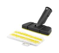 Kärcher Kit de boquillas manuales flexibles con boquilla manual flexible y paño de microfibra para limpiar la suciedad en superficies rectas y curvas, accesorio para limpiadoras de vapor de Kärcher