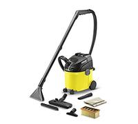 Kärcher, Lava-aspiradora SE 5100, Limpieza Profunda en Superficies Textiles Mediante Pulverización, Aspiradora Seco y Húmedo, 1400 W, 4 más 4 L, Depósito Agua Limpia/Sucia, Color Negro/Amarillo