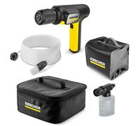 KÄRCHER Limpiador a presión OC Handheld Compact Adventure, presión media | Máx. 15 bar, plegable, 150 l/h, peso: 0,8 kg, 4 en 1 Multi Jet, manguera (5 m), boquilla de espuma Pro, bidón de agua