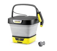 Kärcher - Limpiador a presión portátil OC 3 Plegable, Limpieza móvil, Baja presión, batería de Iones de Litio, depósito Plegable: 8 l, Manguera: 1,8 m, Boquilla de Chorro Plano, Boquilla de Chorro