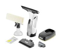 Kärcher Limpiadora de Cristales a Batería WV 5 Plus N Battery, Batería Extra, Indicador LED Estado de Batería, 2 Boquillas de Aspiración, Botella Pulverizadora con Paño de Microfibra, 20 ml Detergente