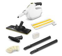Kärcher Limpiadora de vapor SC 1 Multi & Up, tiempo de calentamiento: 30 s, rendimiento: 30 m², depósito: 0,2 l, 1,6 kg, boquilla suelos EasyFix Large, paño microfibra, cartucho de descalcificación