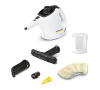 Kärcher Limpiadora de Vapor SC 1, tiempo de calentamiento: 3 minutos, potencia: 1200 W, depósito: 200 ml, con boquilla manual y cepillo redondo