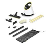 Kärcher SC 2 Deluxe Limpiador a vapor de cilindro 1 L 1500 W Negro, Blanco