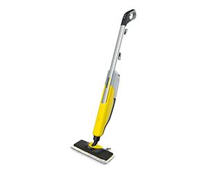Kärcher Limpiadora de vapor SC 2 Upright EasyFix, calentamiento: 30s, rendimiento: aprox. 50m², depósito: 0,4l, potencia: 1600W, con boquilla EasyFix, paño microfibra y cartucho descalcificador