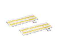 Kärcher Universal floor cloth set EasyFix Paño desechable para mopa Blanco, Amarillo