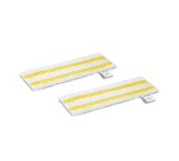 Kärcher Universal floor cloth set EasyFix Paño desechable para mopa Blanco, Amarillo
