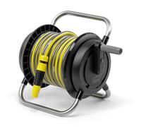 Kärcher Soporte de manguera HR 2.10: juego completo para un riego cómodo, manguera de jardín Kärcher de 10 m, acoplamientos, adaptador de grifo y jeringa, color negro