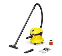 Kärcher WD 2 Plus Aspiradora en seco y húmedo, plástico, Amarillo