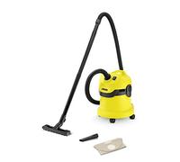 Kärcher WD2 - Aspirador en seco y húmedo, 1000 W, 12 l, versión alemana