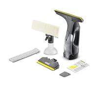 Kärcher Window Vac WV 5 Anniversary Edition, Tiempo de Funcionamiento de la batería: 35 min, Pantalla LED de 3 etapas, 2 boquillas de succión, Botella de Spray con paño de Microfibra, Limpiador de