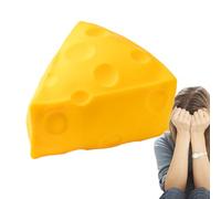 Käse Stressball Squishy - Realistisches Käsedesign Antistress, Weiches TPR Quetschspielzeug Gelb, Sensorisch Ungiftig Fidget Spielzeug, Büro Schreibtisch Stressabbau Käseform | für Alle Altersgruppen
