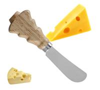 Käsehobel Copenhague - Queso Knife Set Mini Copenhague | Ayuda De Corte De Queso, Cuchillo De Queso De Acero Inoxidable Para Mango De Madera De Caucho, Mini Tablas De Embutidos On