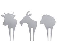 KäsePicks - Juego de 3 piezas de vaca, queso de vaca, cuajada