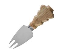 Käseschneider - Charcuterie-Schneider | Gabel, Hobel, Butterschneider | Edelstahl Käsemesser Mit Griff Aus Gummiholz | Mini-Brotverteiler, Schaber, Besteckwerkzeug Für Wurstbrett, Pizza, Kuchen, Küche