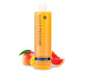 Kaeso Beauty Jabón de Pies Cítrico 495ml - Limpia, Refresca y Rejuvenece con Pomelo Rosa y Mango - Ideal para Remojar y Preparar Pedicuras - Alivia Pies Cansados - Antioxidante y Purificante Natural
