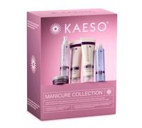 KAESO Pack de 5 Uds para Manicura Profesional Manos y Uñas - Exfoliante de Granada y Mora que Suaviza la Piel - Spray Cítrico Revitalizante - Tratamiento Completo que Hidrata y Fortalece las Uñas