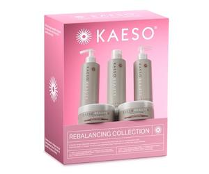 KAESO Pack de Cuidado Facial 5 Productos - Crema Hidratante, Mascarilla, Limpiador, Tónico y Exfoliante para Piel Grasa y Mixta - Crema Facial Natural para Control de Brillo, Poros - Ideal para Regalo