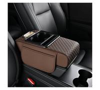 KAEW Cojín de Apoyabrazos de Coche para Hyundai Ioniq Hybrid 2016-2019, Impermeable Cubierta de Consola Central de Coche Protector Interior Accesorios,Brown