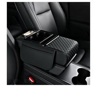 KAEW Cojín de Apoyabrazos de Coche para KIA Stonic SUV 2017 2018 2019 2020 2021 2022 2023 2024 2025, Impermeable Cubierta de Consola Central de Coche Protector Interior Accesorios,Black