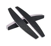 Kafeiya 5Piezas Limas de Uñas Profesionales,Doble Cara 100/180,para Uñas Semipermanentes,Naturales y Gel Acrílico,Limas Lavables,para Uso Doméstico y Salón(Negro)