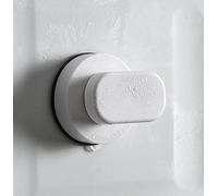 KAFENDA Adhesivo fuerte ventosa manijas de puertas y ventanas de vidrio. Cocina, nevera, cajonera, mueble tirador. agarraderas de baño, manijas sin agujeros, ventosas(Blanco)