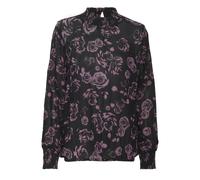 Kaffe Blusa 'Afay' orquidea / negro XXXL EUR